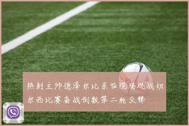 热刺主帅德泽尔比亲临现场观战切尔西比赛备战倒数第二轮交锋